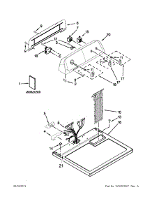 Top And Console Parts parts for Amana Dryer YNED4700YQ1 from AppliancePartsPros.com