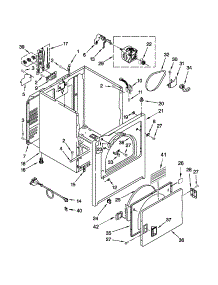 Cabinet Parts parts for Amana Dryer YNED4700YQ1 from AppliancePartsPros.com