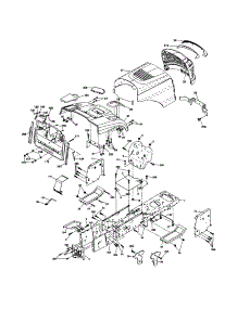 Chassis And Enclosures parts for Yard Pro Front-Engine Lawn Tractor YP13592HRB from AppliancePartsPros.com