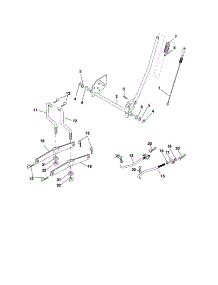 Mower Lift parts for Yard Pro Front-Engine Lawn Tractor YP13592HRB from AppliancePartsPros.com