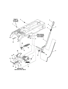 Lift-Manual Lift parts for Snapper Front-Engine Lawn Tractor YT2250 (1694627) from AppliancePartsPros.com