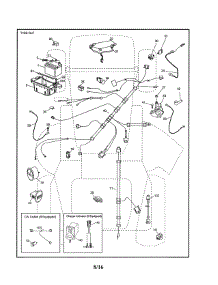 Electrical parts for Husqvarna Riding Mower & Tractor YT42CS-502120 from AppliancePartsPros.com