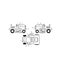 Decals parts for Husqvarna Riding Mower & Tractor YT42CS-502120 from AppliancePartsPros.com