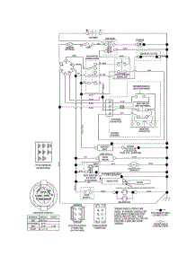 Schematic Diagram parts for Husqvarna Riding Mower & Tractor YT42CS-96043022200 from AppliancePartsPros.com