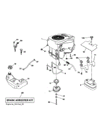 Engine parts for Husqvarna Front-Engine Lawn Tractor YT42DXL-96043027300 from AppliancePartsPros.com