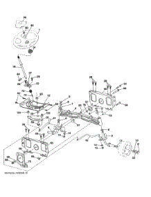 Steering Assembly parts for Husqvarna Front-Engine Lawn Tractor YT42DXL-96043027300 from AppliancePartsPros.com