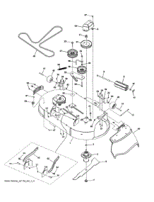 Mower Deck parts for Husqvarna Front-Engine Lawn Tractor YT42DXL-96043027300 from AppliancePartsPros.com
