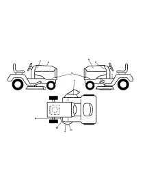 Decals parts for Husqvarna Front-Engine Lawn Tractor YT42DXL-96043027300 from AppliancePartsPros.com