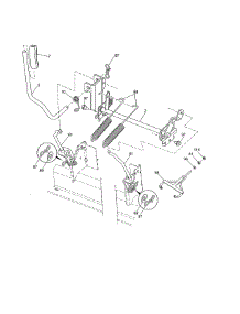 Mower Lift parts for Husqvarna Front-Engine Lawn Tractor YT42DXLS-96043020400 from AppliancePartsPros.com