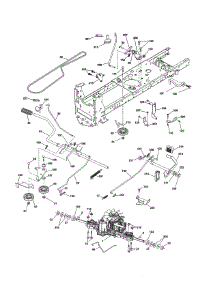Drive parts for Husqvarna Riding Mower & Tractor YT48CS-502130 from AppliancePartsPros.com
