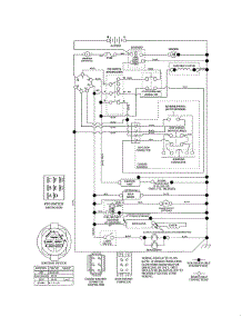Schematic Diagram parts for Husqvarna Riding Mower & Tractor YT48CS-502130 from AppliancePartsPros.com