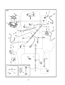 Electrical parts for Husqvarna Riding Mower & Tractor YT48CS-96043022400 from AppliancePartsPros.com