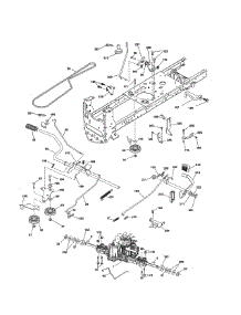 Drive parts for Husqvarna Riding Mower & Tractor YT48CS-96043022400 from AppliancePartsPros.com