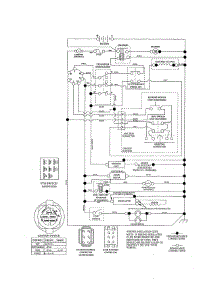 Schematic Diagram parts for Husqvarna Riding Mower & Tractor YT48CS-96043022400 from AppliancePartsPros.com