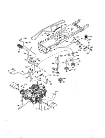 Drive parts for Husqvarna Front-Engine Lawn Tractor YTA18542-96045005500 from AppliancePartsPros.com