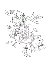Mower Deck parts for Husqvarna Front-Engine Lawn Tractor YTA18542-96045005500 from AppliancePartsPros.com