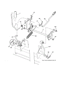 Mower Lift parts for Husqvarna Front-Engine Lawn Tractor YTA22V46-96045005100 from AppliancePartsPros.com