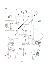 Electrical parts for Husqvarna Front-Engine Lawn Tractor YTH1842-917223810 from AppliancePartsPros.com