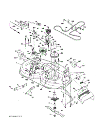 Mower Deck parts for Husqvarna Front-Engine Lawn Tractor YTH1842-917223810 from AppliancePartsPros.com