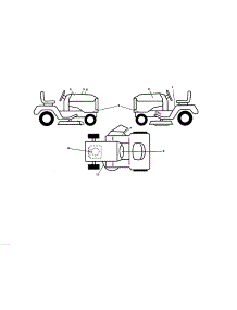 Decals parts for Husqvarna Front-Engine Lawn Tractor YTH1842-917243820 from AppliancePartsPros.com