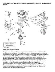 Engine parts for Husqvarna Front-Engine Lawn Tractor YTH18542-96045005901 from AppliancePartsPros.com
