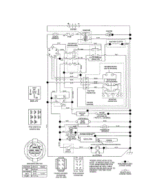 Schematic Diagram parts for Husqvarna Riding Mower & Tractor YTH18K46-96043021800 from AppliancePartsPros.com