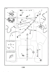Electrical parts for Husqvarna Front-Engine Lawn Tractor YTH20K42-96043027500 from AppliancePartsPros.com