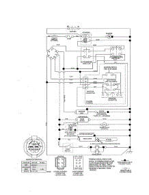 Schematic Diagram parts for Husqvarna Front-Engine Lawn Tractor YTH20K42-96043027500 from AppliancePartsPros.com