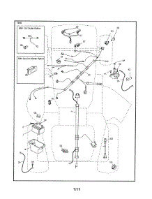Electrical parts for Husqvarna Front-Engine Lawn Tractor YTH20K46-917240460 from AppliancePartsPros.com