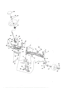 Steering parts for Husqvarna Front-Engine Lawn Tractor YTH20K46-917240461 from AppliancePartsPros.com