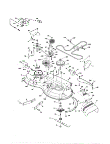 Mower Deck parts for Husqvarna Front-Engine Lawn Tractor YTH20K46-917240461 from AppliancePartsPros.com