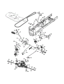Drive parts for Husqvarna Front-Engine Lawn Tractor YTH20K46-96043003300 from AppliancePartsPros.com