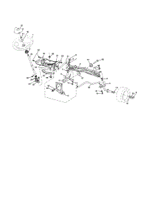 Steering parts for Husqvarna Front-Engine Lawn Tractor YTH20K46-96043003300 from AppliancePartsPros.com
