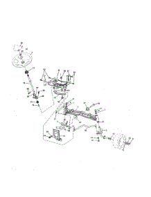 Steering parts for Husqvarna Front-Engine Lawn Tractor YTH20K46-96043027600 from AppliancePartsPros.com