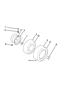 Wheels & Tires parts for Husqvarna Front-Engine Lawn Tractor YTH20K46-96043027700 from AppliancePartsPros.com