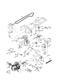 Drive parts for Husqvarna Front-Engine Lawn Tractor YTH2148 (LO21H48A) from AppliancePartsPros.com