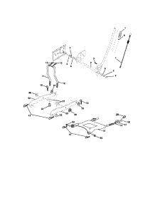 Mower Lift parts for Husqvarna Front-Engine Lawn Tractor YTH2148 (LO21H48A) from AppliancePartsPros.com
