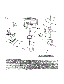 Engine parts for Husqvarna Front-Engine Lawn Tractor YTH2246-917287540 from AppliancePartsPros.com