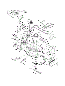 Mower Deck parts for Husqvarna Front-Engine Lawn Tractor YTH2246-917287542 from AppliancePartsPros.com