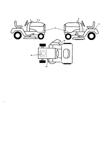 Decals parts for Husqvarna Front-Engine Lawn Tractor YTH2246-917289540 from AppliancePartsPros.com