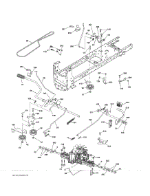 Drive parts for Husqvarna Front-Engine Lawn Tractor YTH22V42-96043017301 from AppliancePartsPros.com
