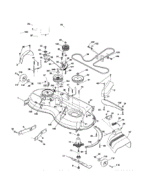 Mower Deck parts for Husqvarna Front-Engine Lawn Tractor YTH22V46-96043018101 from AppliancePartsPros.com