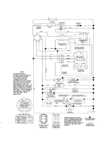 Schematic Diagram parts for Husqvarna Front-Engine Lawn Tractor YTH22V46-96043018101 from AppliancePartsPros.com