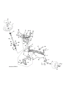 Steering Assembly parts for Husqvarna Front-Engine Lawn Tractor YTH22V46-96043027100 from AppliancePartsPros.com