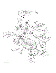 Mower Deck parts for Husqvarna Front-Engine Lawn Tractor YTH22V46-96043027100 from AppliancePartsPros.com