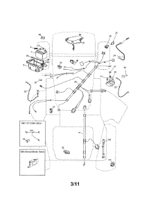 Electrical parts for Husqvarna Front-Engine Lawn Tractor YTH2348-917240440 from AppliancePartsPros.com