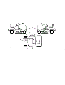 Decals parts for Husqvarna Front-Engine Lawn Tractor YTH2348-917240442 from AppliancePartsPros.com
