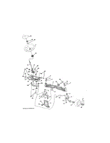 Steering parts for Husqvarna Front-Engine Lawn Tractor YTH2348-917240443 from AppliancePartsPros.com