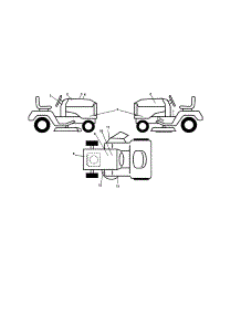 Decals parts for Husqvarna Front-Engine Lawn Tractor YTH2348-917286560 from AppliancePartsPros.com