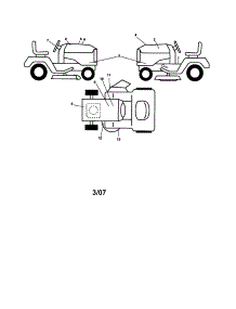 Decals parts for Husqvarna Front-Engine Lawn Tractor YTH2348-917287560 from AppliancePartsPros.com